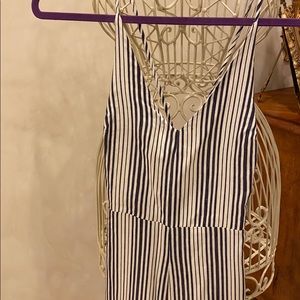 LESHOP Cross Back jumpsuit